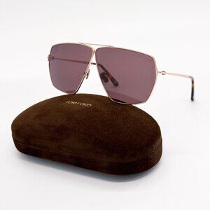 NEW TOM FORD SUNGLASSES TF1185 28E GOLD UNISEX EYEWEAR FT1185 28E